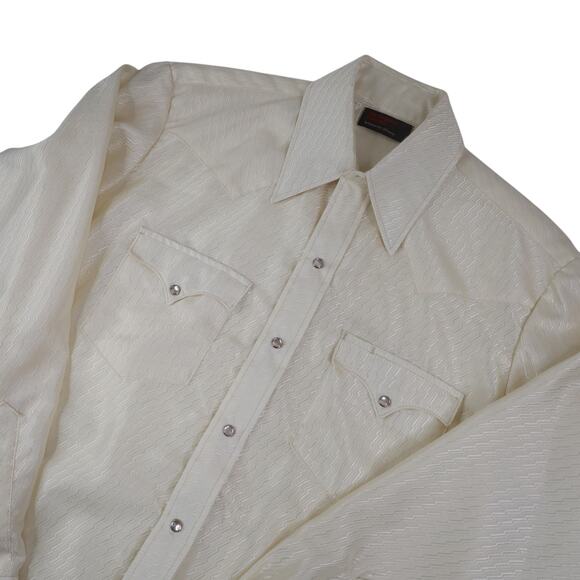 Vintage JC Penny Tom Ferguson Collection Pearl Snap Down Western Shirt - Picture 2 of 10